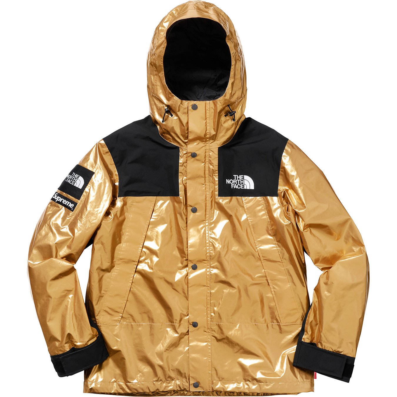 Supreme The North Face Metallic Mountain Parka - Gold by Supreme in Clothing. Available at KershKicks for £600.00. A must-have for fans of Supreme looking to elevate their style with this Jacket.