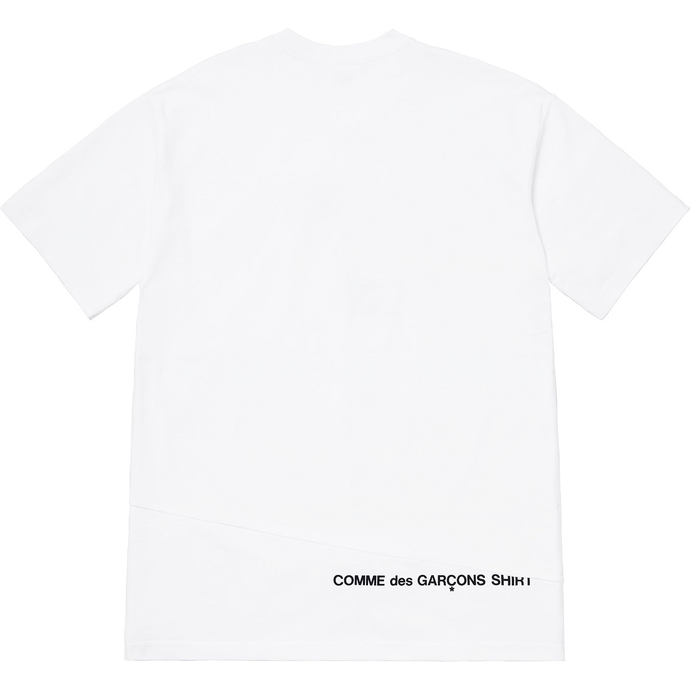 Supreme Comme des Garcons Shirt Split Box Logo Tee - White from Supreme