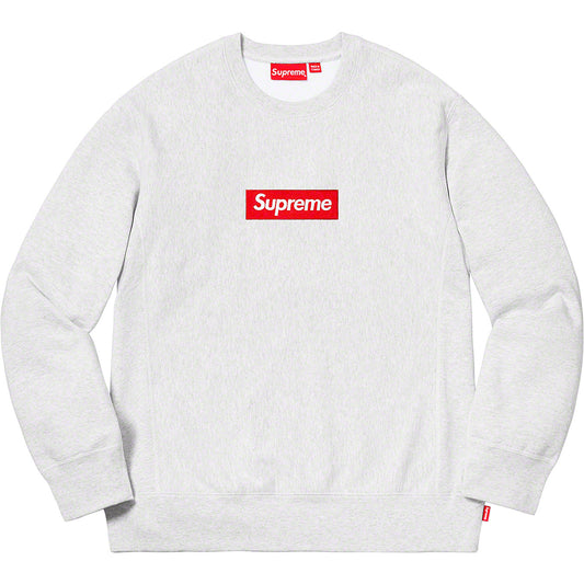 Supreme Box Logo Crewneck FW18 - Ash Grey by Supreme from £808.00