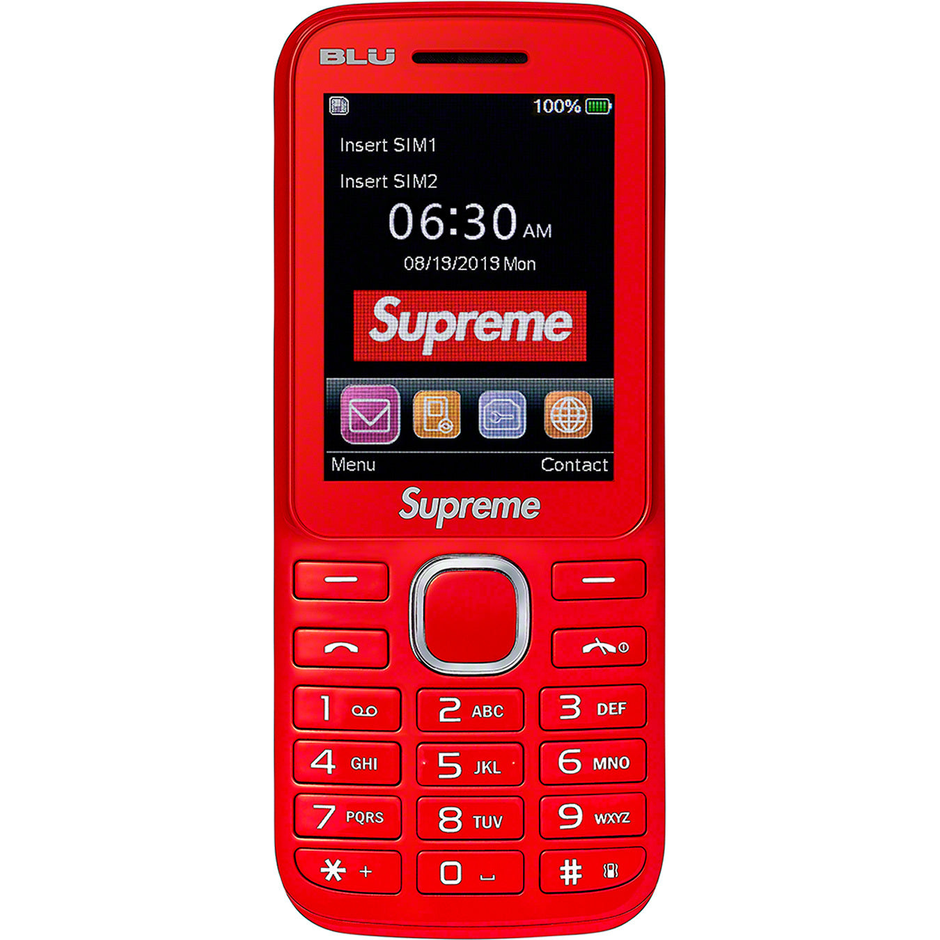 Supreme Blu Burner Phone - Red from Supreme