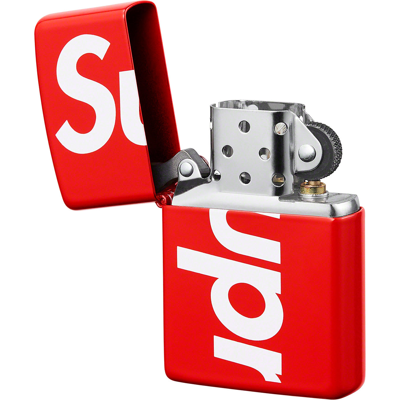 Supreme Logo Zippo Red by Supreme in Clothing Accessories. Available at KershKicks for £90.00. A must-have for fans of Supreme looking to elevate their style with this Accessories.