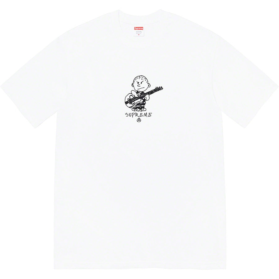 Supreme Rocker Tee White by Supreme in . Available at KershKicks for £85.00. A must-have for fans of Supreme looking to elevate their style with this T-Shirt.
