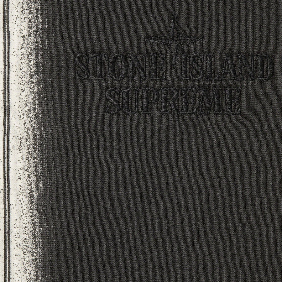Supreme Stone Island Stripe Sweatpant Black from Supreme