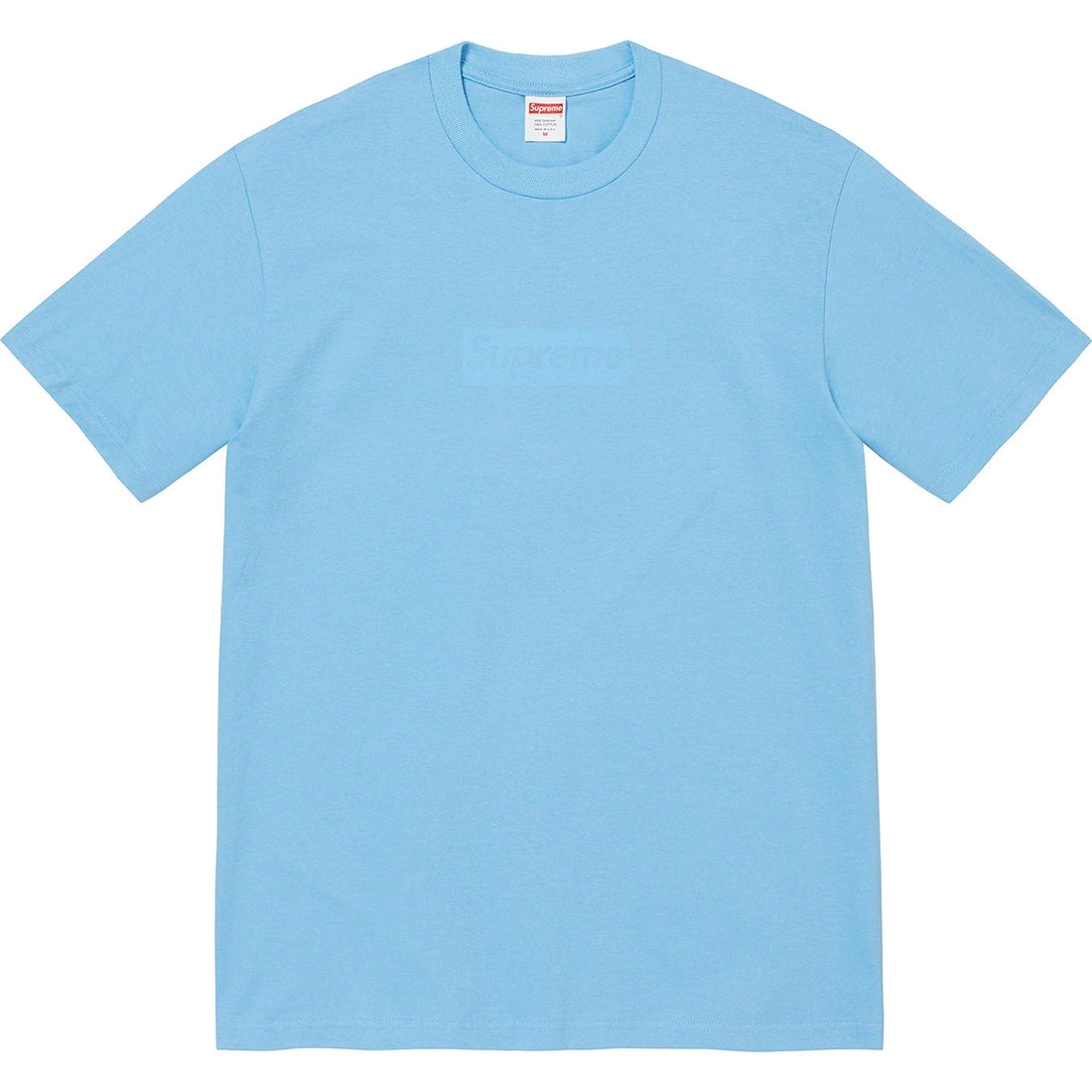 Supreme Tonal Box Logo Tee Bright Blue by Supreme in . Available at KershKicks for £95.00. A must-have for fans of Supreme looking to elevate their style with this T-Shirt.