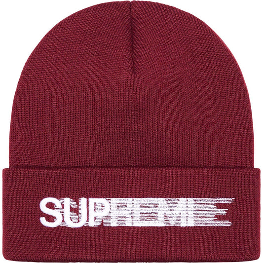 Supreme Motion Logo Beanie (SS23) Burgundy by Supreme from £45.00