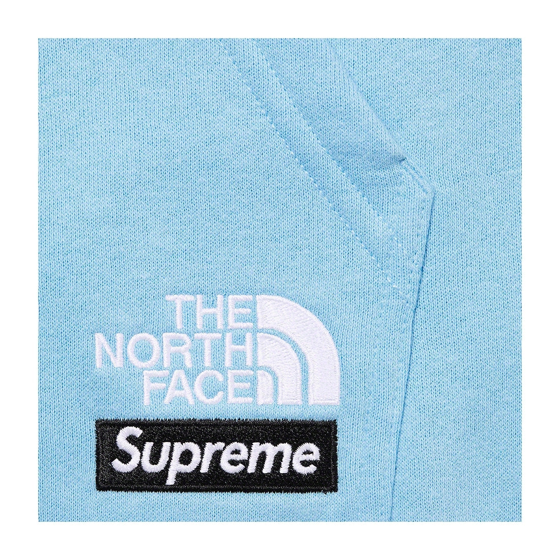 Supreme The North Face Convertible Hooded Sweatshirt Blue by Supreme in Clothing. Available at KershKicks for £175.00. A must-have for fans of Supreme looking to elevate their style with this Hoodie.