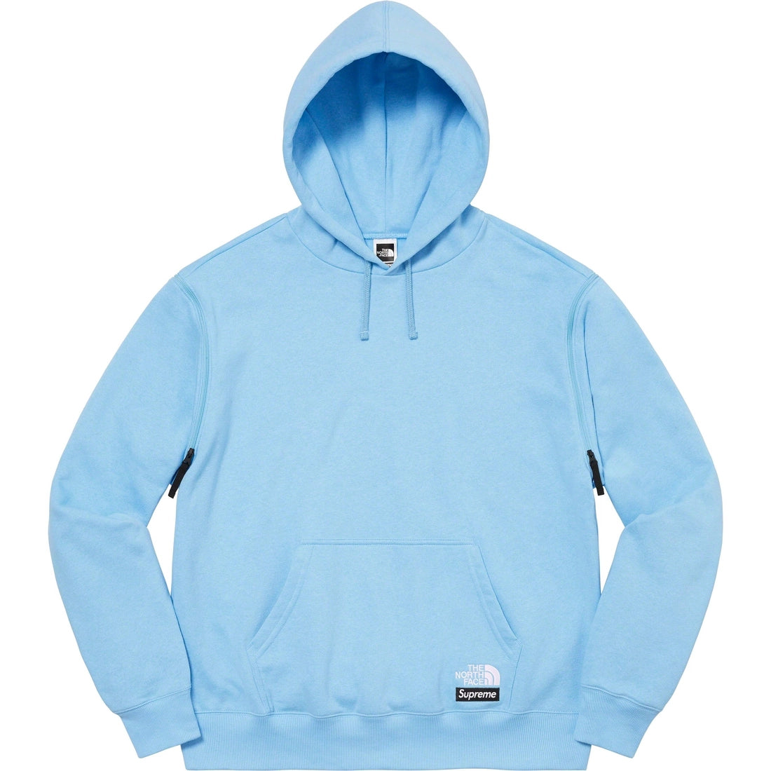 Supreme The North Face Convertible Hooded Sweatshirt Blue by Supreme in Clothing. Available at KershKicks for £175.00. A must-have for fans of Supreme looking to elevate their style with this Hoodie.