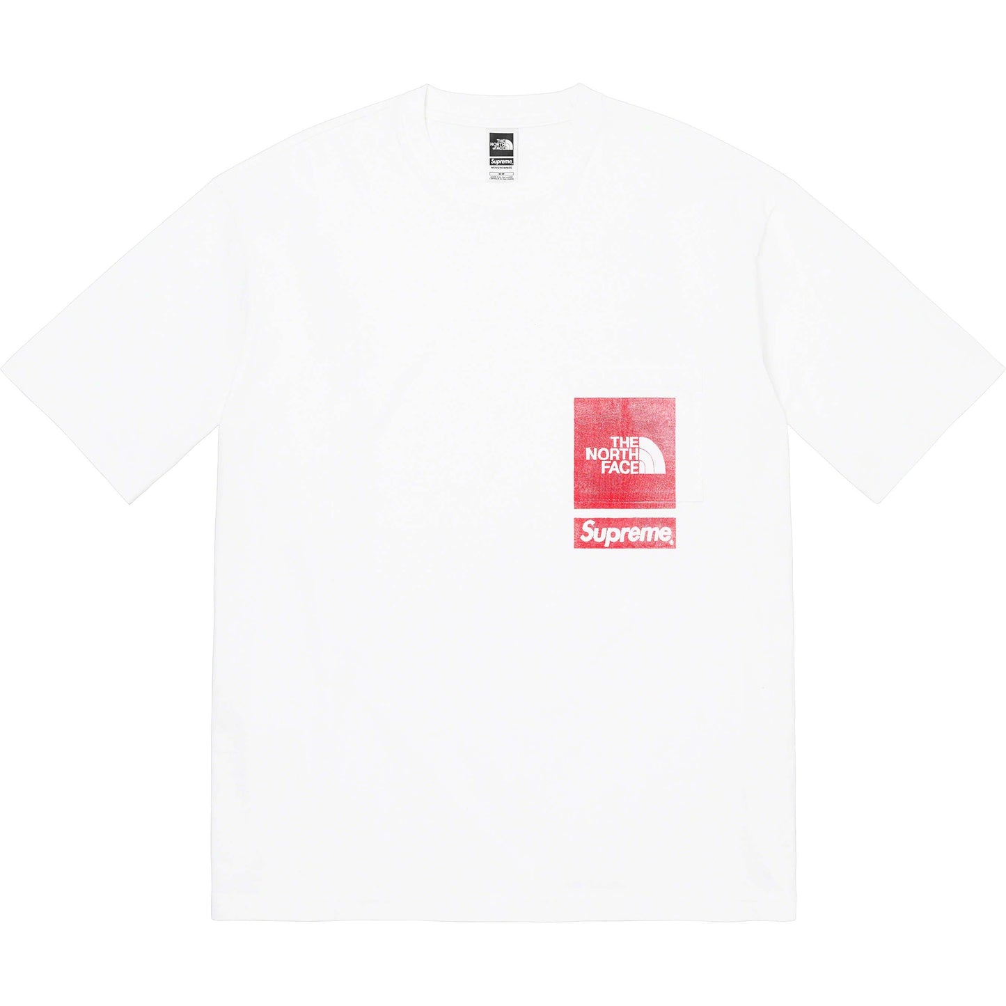 Supreme The North Face Printed Pocket Tee White from Supreme