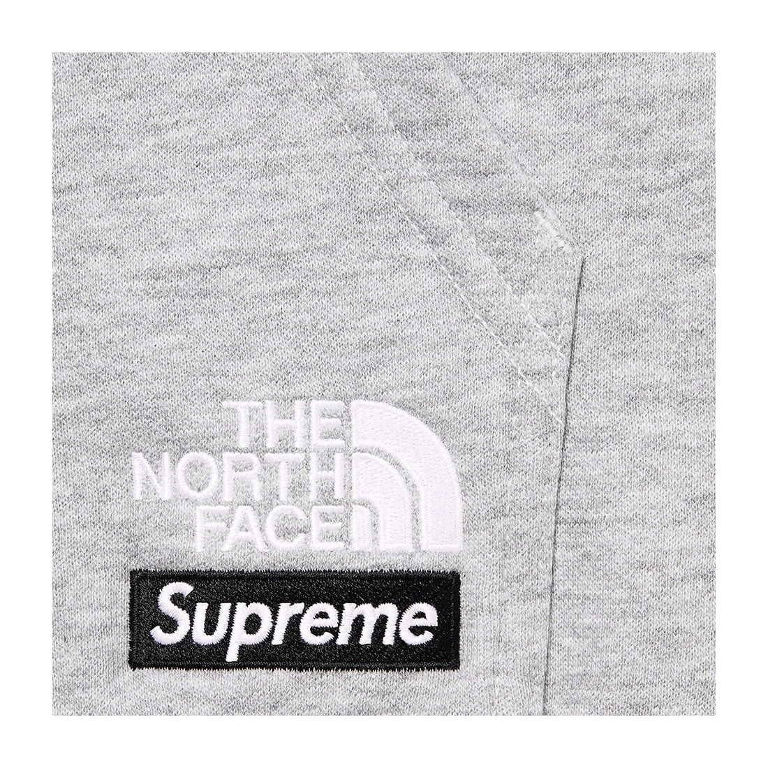Supreme The North Face Convertible Hooded Sweatshirt Heather Grey