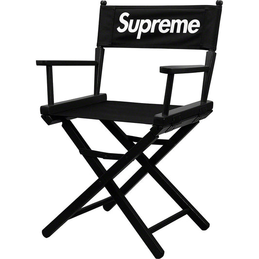 Supreme Director's Chair Black by Supreme in Clothing Accessories. Available at KershKicks for £500.00. A must-have for fans of Supreme looking to elevate their style with this Accessories.