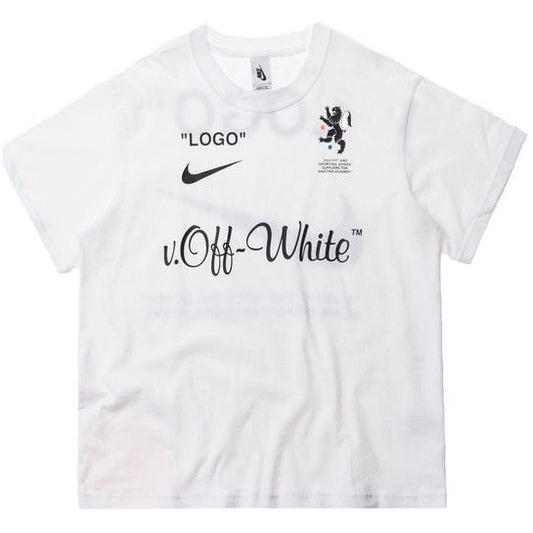 Nikelab x OFF-WHITE Mercurial NRG X Tee White by Nike in . Available at KershKicks for £185.00. A must-have for fans of Nike looking to elevate their style with this T-Shirt.