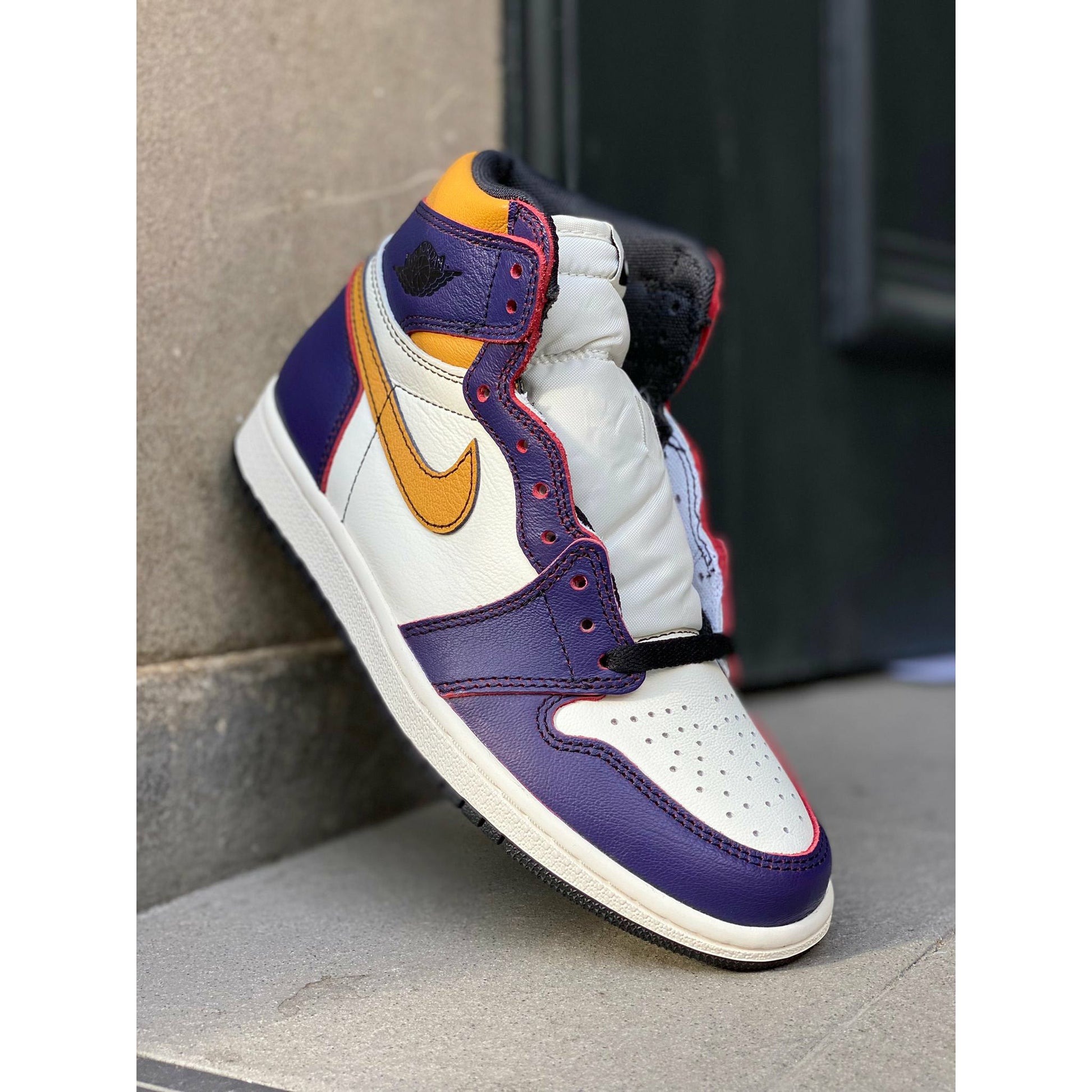 Jordan 1 Retro High OG Defiant SB LA to Chicago by Jordan's in Shoes. Available at KershKicks for £450.00. A must-have for fans of Jordan's looking to elevate their style with this Shoes.