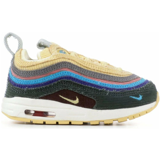 Infant Air Max 1/97 Sean Wotherspoon by Nike in Baby & Toddler Shoes. Available at KershKicks for £400.00. A must-have for fans of Nike looking to elevate their style with this Kids Trainers.