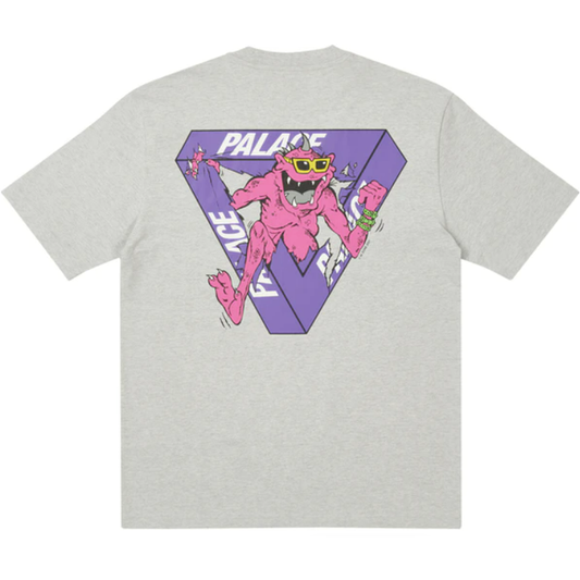Palace M-Zone Mutant Ripper T-shirt Grey Marl by Palace in . Available at KershKicks for £85.00. A must-have for fans of Palace looking to elevate their style with this T-Shirt.