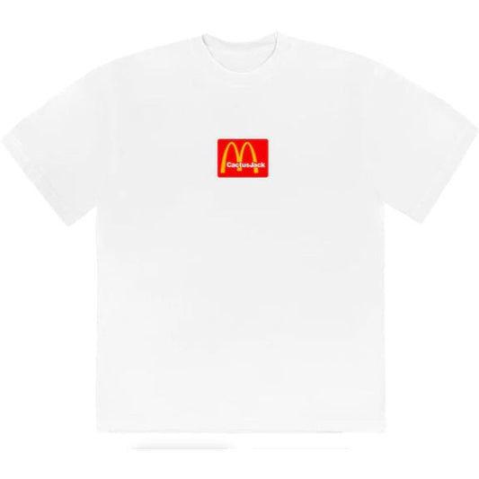 Travis Scott x McDonald's Sesame T-Shirt White by Travis Scott in Uncategorized. Available at KershKicks for £85.00. A must-have for fans of Travis Scott looking to elevate their style with this T-Shirt.