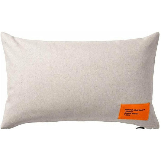 Virgil Abloh x IKEA MARKERAD Cushion Cover Beige by Off White in Clothing Accessories. Available at KershKicks for £45.00. A must-have for fans of Off White looking to elevate their style with this Accessories.