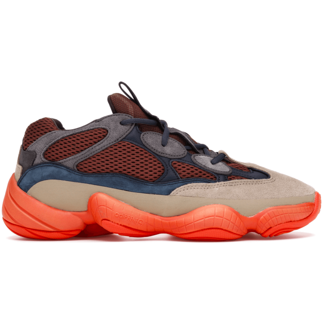 Adidas Yeezy 500 Enflame by Yeezy in Shoes. Available at KershKicks for £225.00. A must-have for fans of Yeezy looking to elevate their style with this Shoes.
