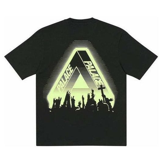 Palace Tri-Cult Tee GID by Palace in . Available at KershKicks for £95.00. A must-have for fans of Palace looking to elevate their style with this T-Shirt.