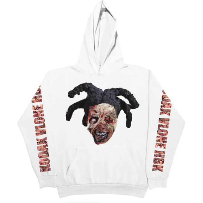 Kodak Black x Vlone Zombie Hoodie White by Vlone in Uncategorized. Available at KershKicks for £250.00. A must-have for fans of Vlone looking to elevate their style with this Hoodie.