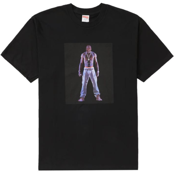 Supreme Tupac Hologram Tee Black by Supreme in . Available at KershKicks for £95.00. A must-have for fans of Supreme looking to elevate their style with this T-Shirt.