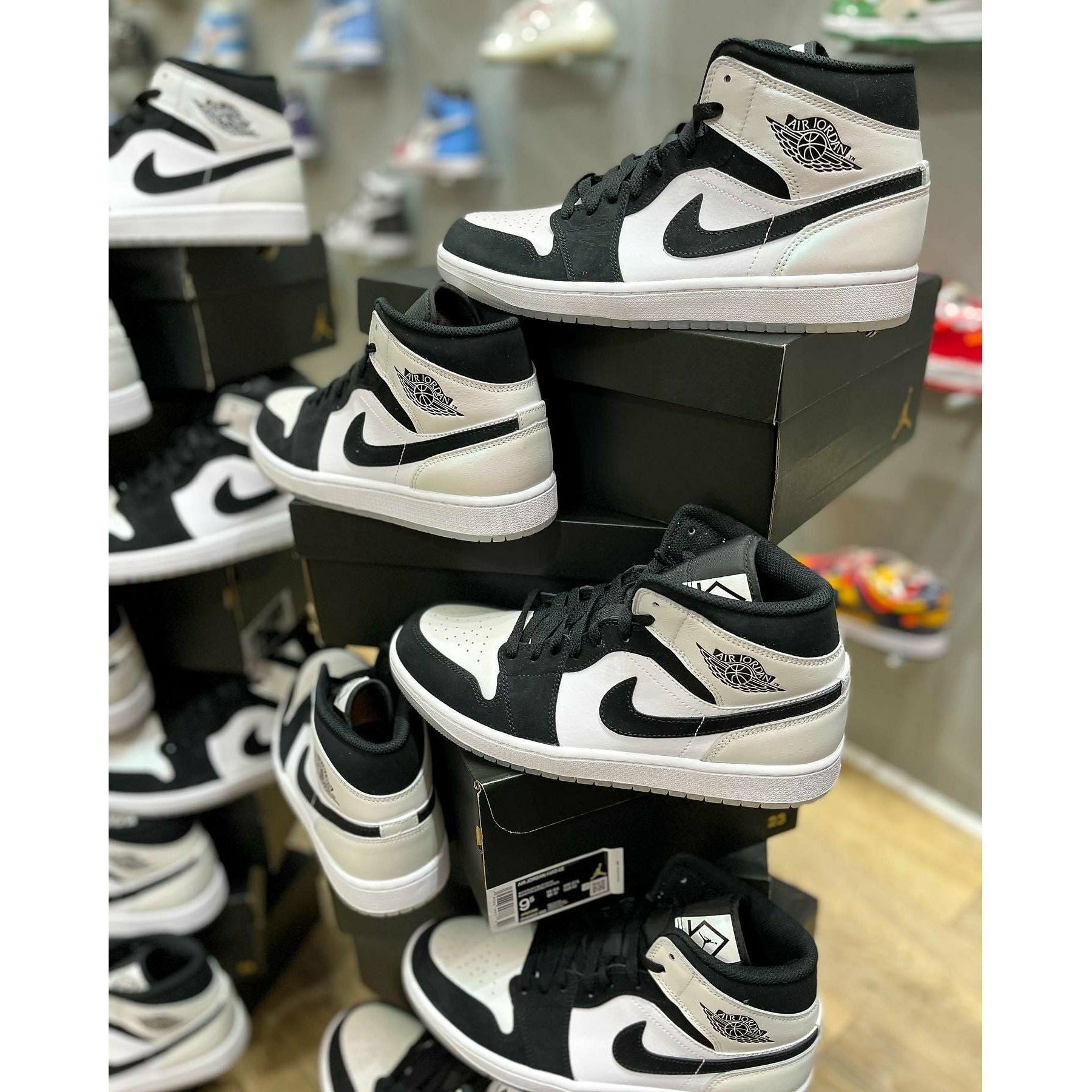 Jordan 1 Mid Diamond Shorts by Jordan's in Shoes. Available at KershKicks for £165.00. A must-have for fans of Jordan's looking to elevate their style with this Shoes.
