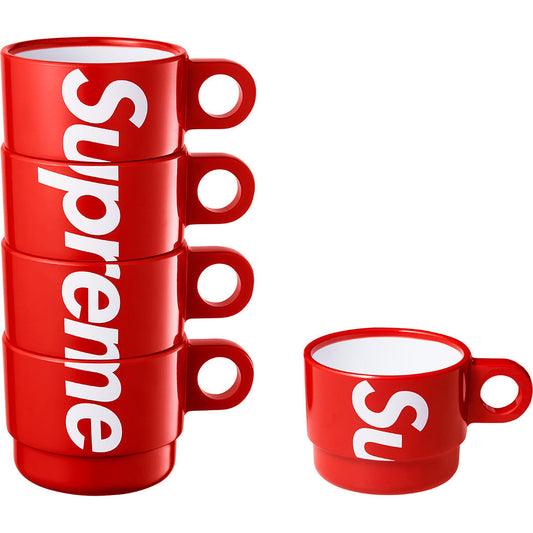 Supreme Stacking Cups (Set of 4) by Supreme in Clothing Accessories. Available at KershKicks for £175.00. A must-have for fans of Supreme looking to elevate their style with this Accessories.