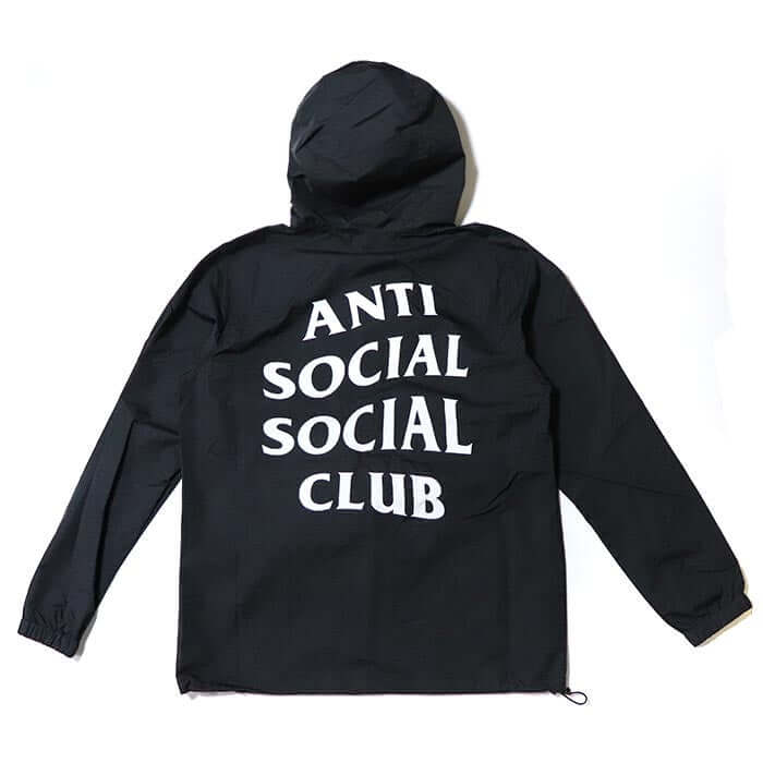 Anti Social Social Club Anorak - Black by Anti Social Social Club in Clothing. Available at KershKicks for £275.00. A must-have for fans of Anti Social Social Club looking to elevate their style with this Jacket.