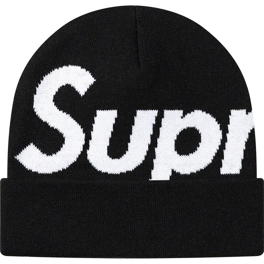 Supreme Big Logo Beanie Black by Supreme in Hats. Available at KershKicks for £70.00. A must-have for fans of Supreme looking to elevate their style with this Hats.