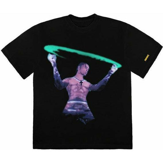 Travis Scott Stargazing T-Shirt Black by Travis Scott in . Available at KershKicks for £110.00. A must-have for fans of Travis Scott looking to elevate their style with this T-Shirt.