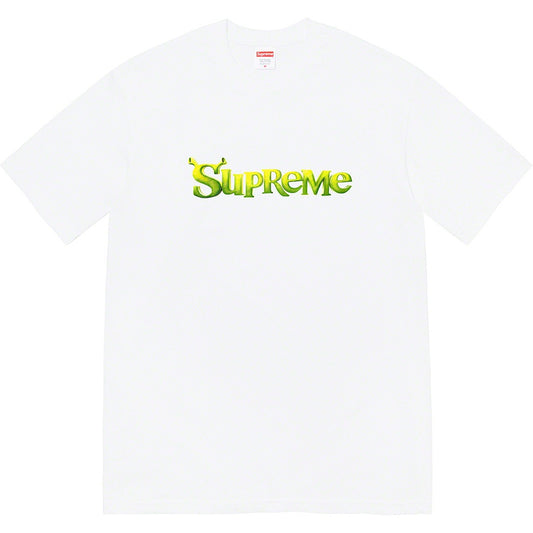 Supreme Shrek Tee White by Supreme in . Available at KershKicks for £110.00. A must-have for fans of Supreme looking to elevate their style with this T-Shirt.