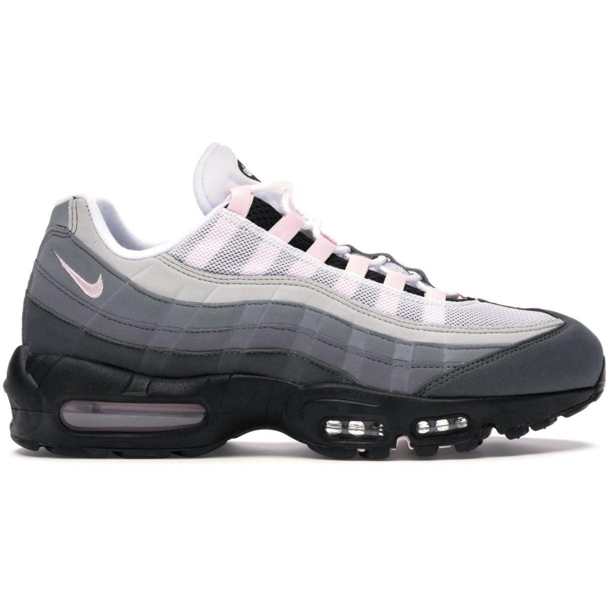 Nike Air Max 95 Gunsmoke Pink Foam by Nike in Shoes. Available at KershKicks for £370.00. A must-have for fans of Nike looking to elevate their style with this Shoes.