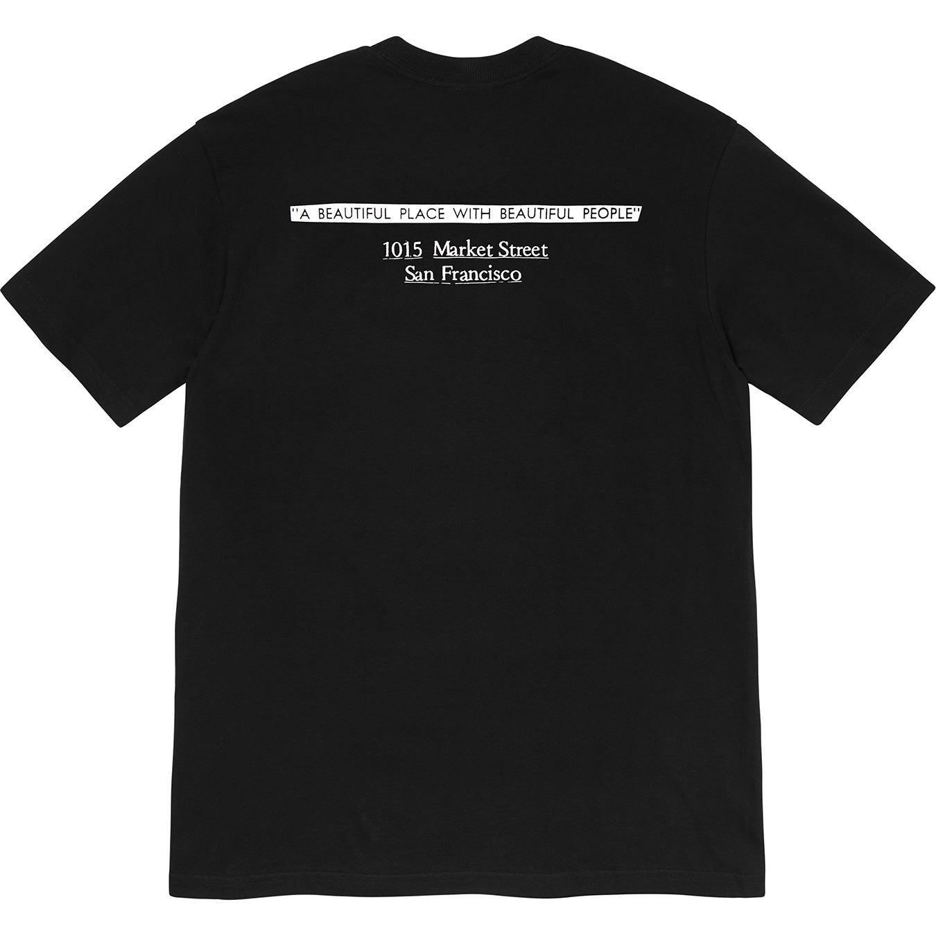 Supreme San Francisco Box Logo Tee - Black by Supreme in . Available at KershKicks for £600.00. A must-have for fans of Supreme looking to elevate their style with this T-Shirt.