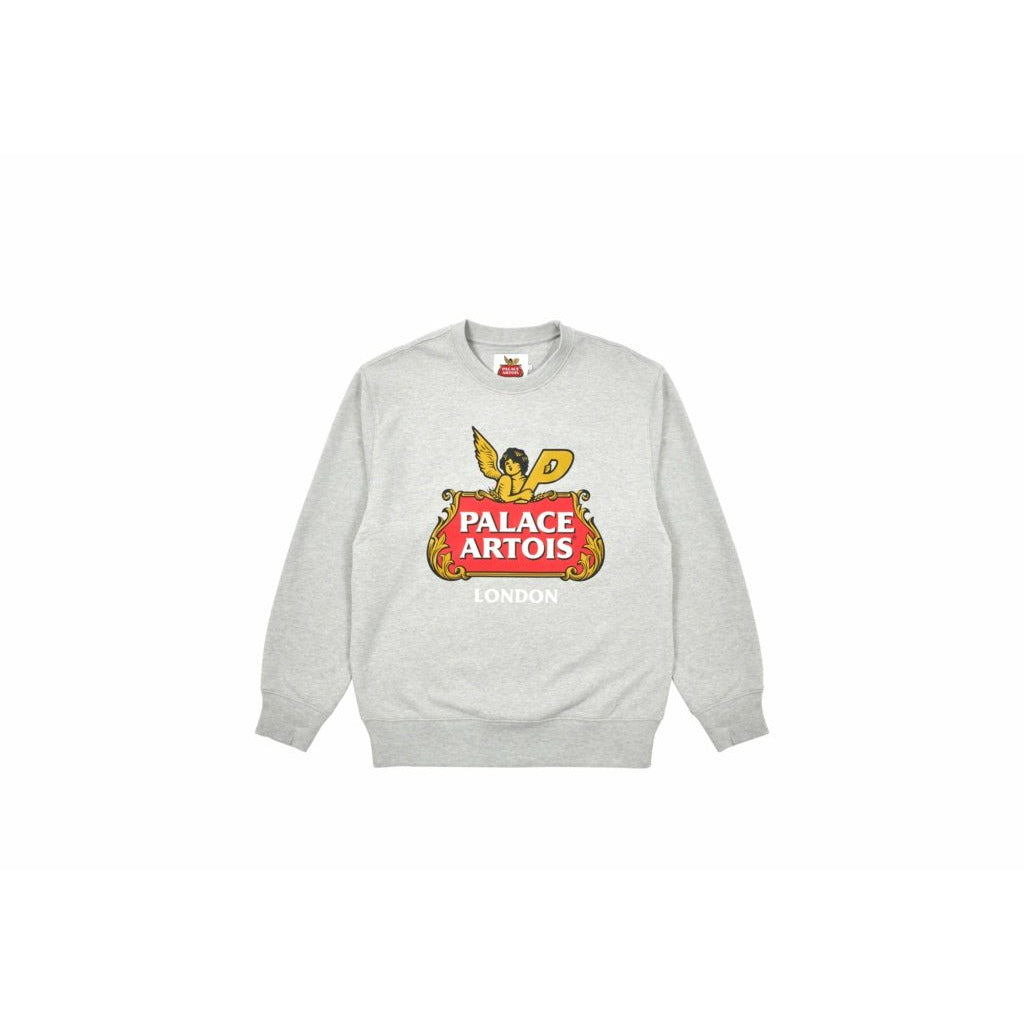 Palace Stella Artois Cartouche Crew by Palace in . Available at KershKicks for £200.00. A must-have for fans of Palace looking to elevate their style with this T-Shirt.