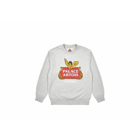 Palace Stella Artois Cartouche Crew by Palace in . Available at KershKicks for £200.00. A must-have for fans of Palace looking to elevate their style with this T-Shirt.