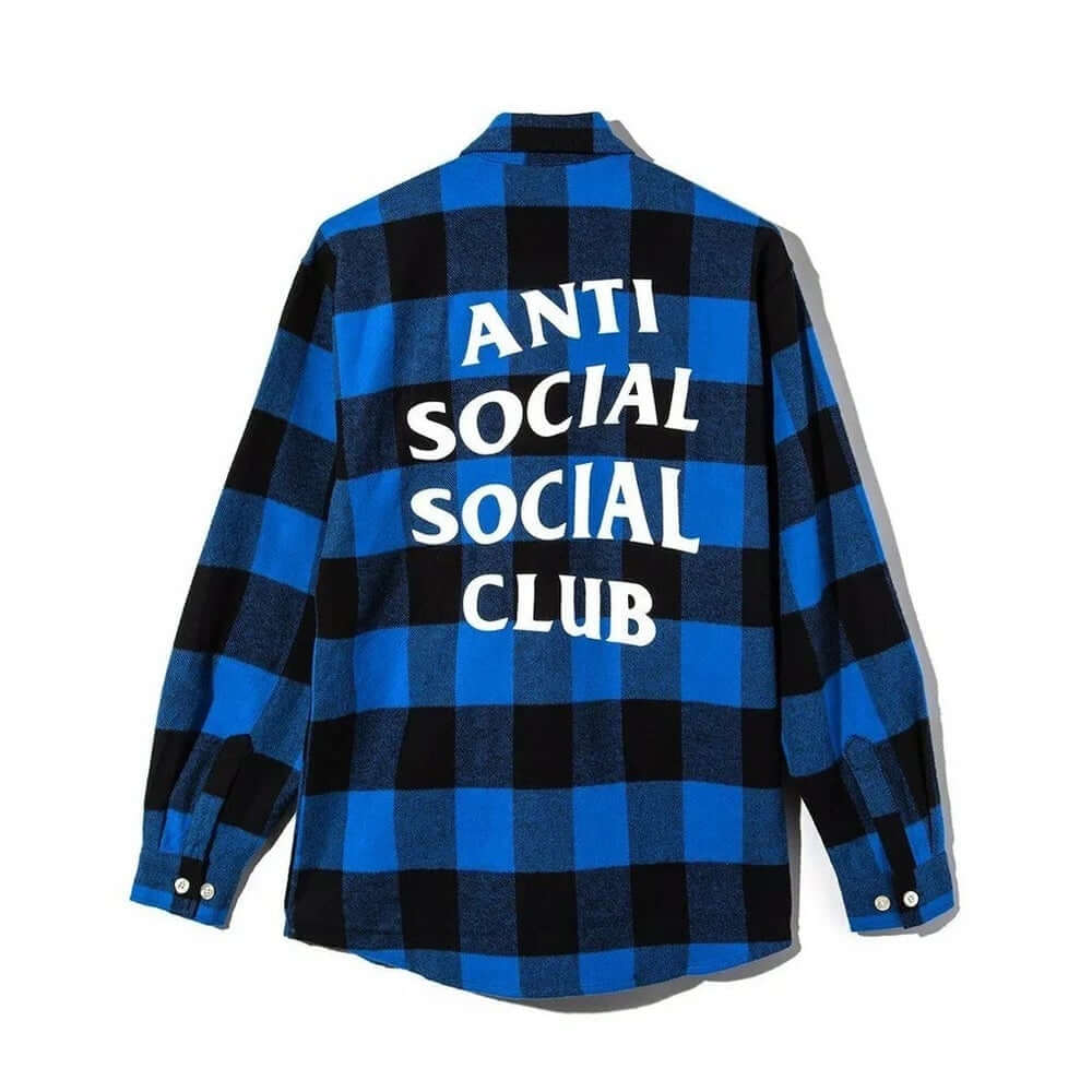 Anti Social Social Club Blue Flannel from Anti Social Social Club
