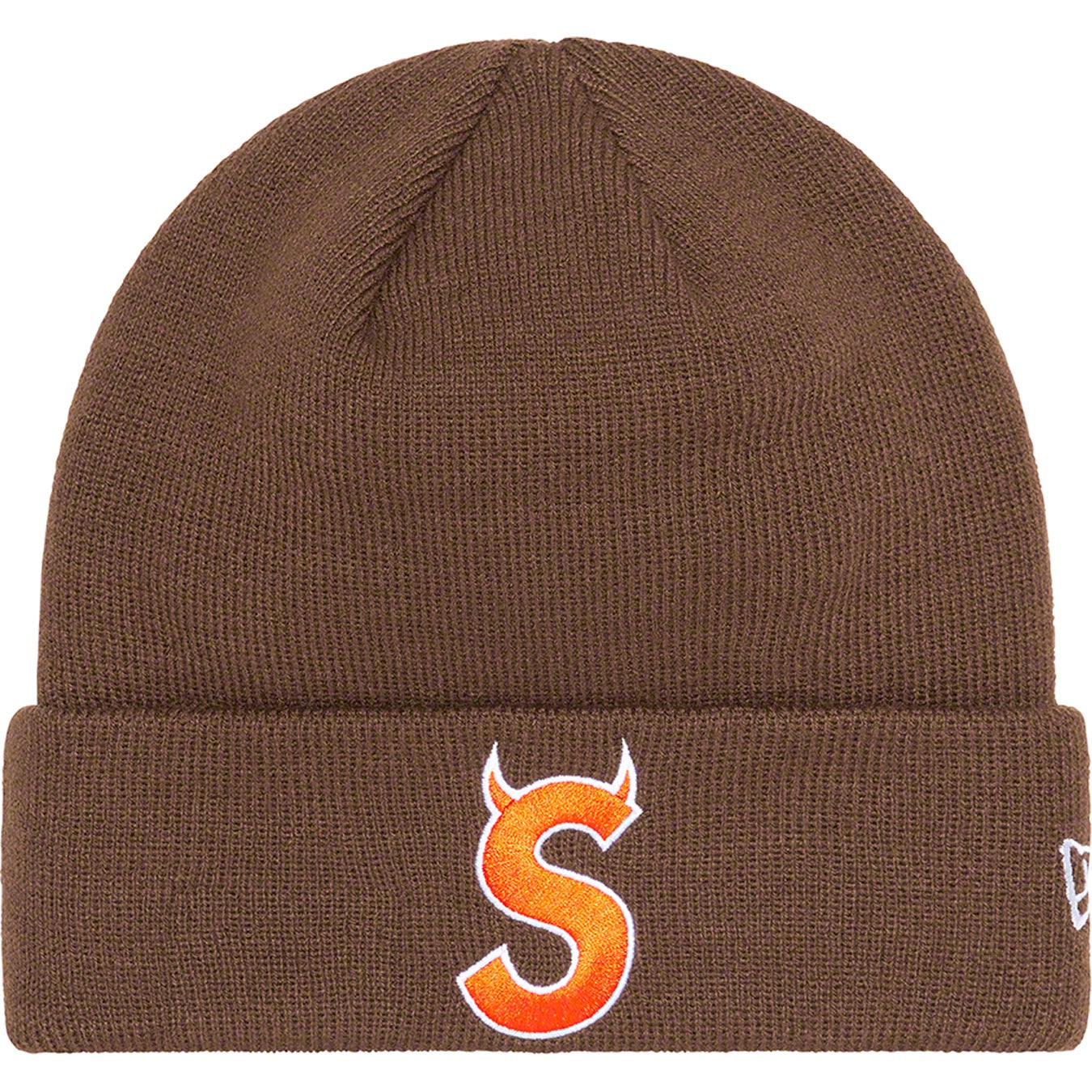 Supreme New Era S Logo Beanie - Brown by Supreme in Hats. Available at KershKicks for £85.00. A must-have for fans of Supreme looking to elevate their style with this Hats.