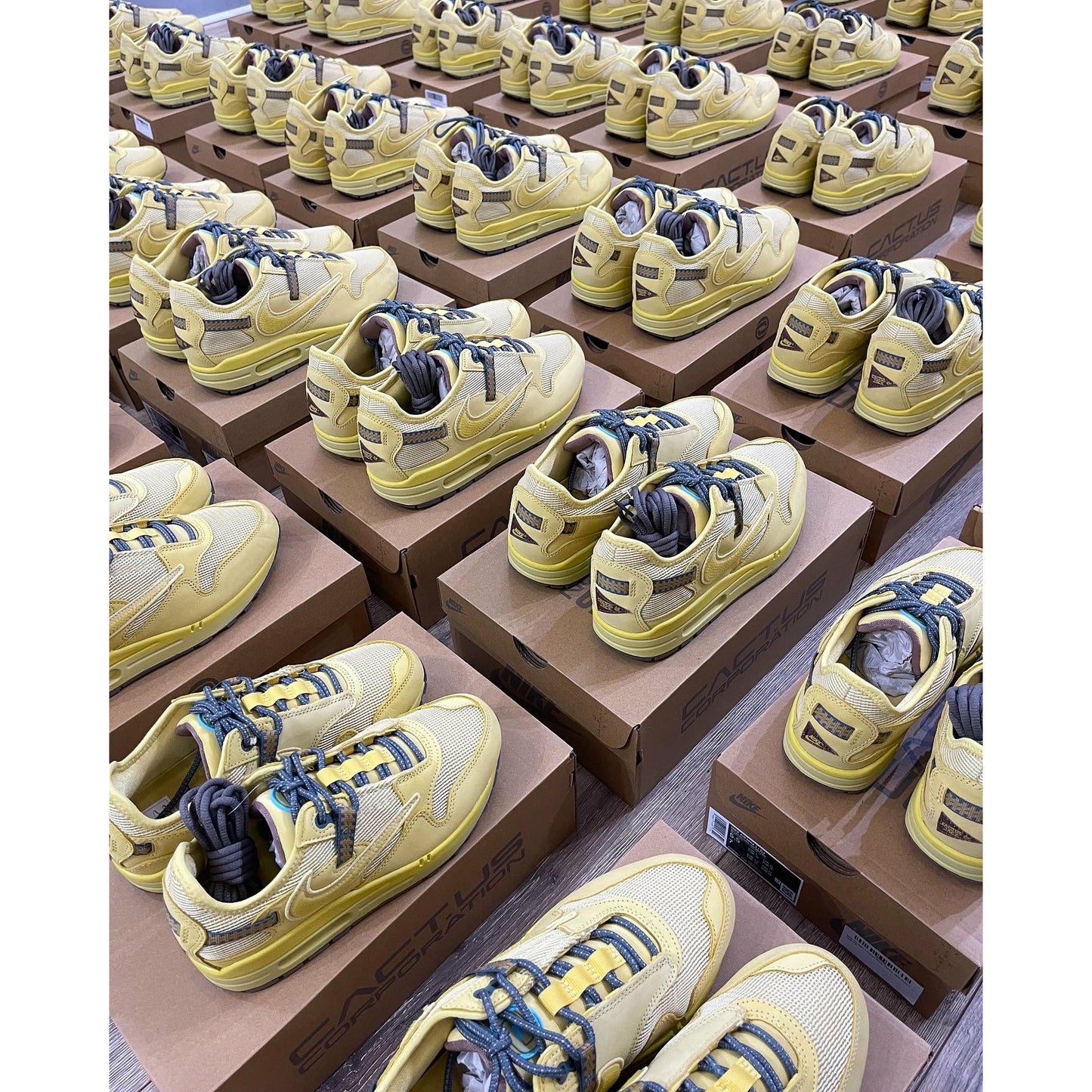 Nike Air Max 1 Travis Scott Cactus Jack Saturn Gold by Nike in Shoes. Available at KershKicks for £250.00. A must-have for fans of Nike looking to elevate their style with this Shoes.