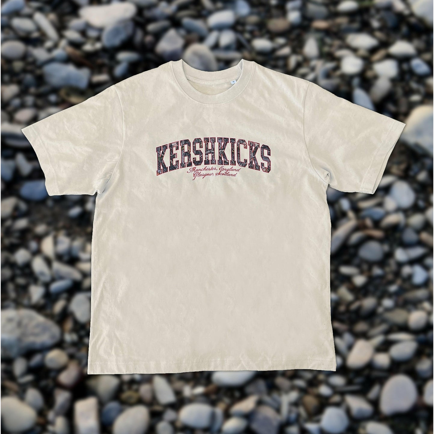 KERSHKICKS CAMO TEE by KershKicks in . Available at KershKicks for £30.00. A must-have for fans of KershKicks looking to elevate their style with this T-Shirt.
