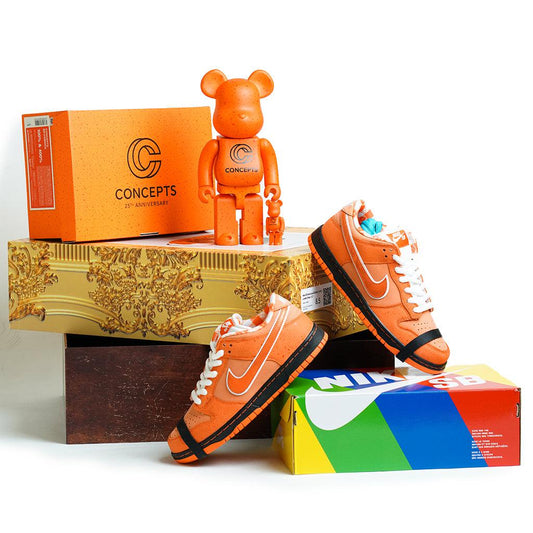 Nike SB Dunk Low "Concepts Orange Lobster (Special Box)" by Nike in Shoes. Available at KershKicks for £850.00. A must-have for fans of Nike looking to elevate their style with this Shoes.