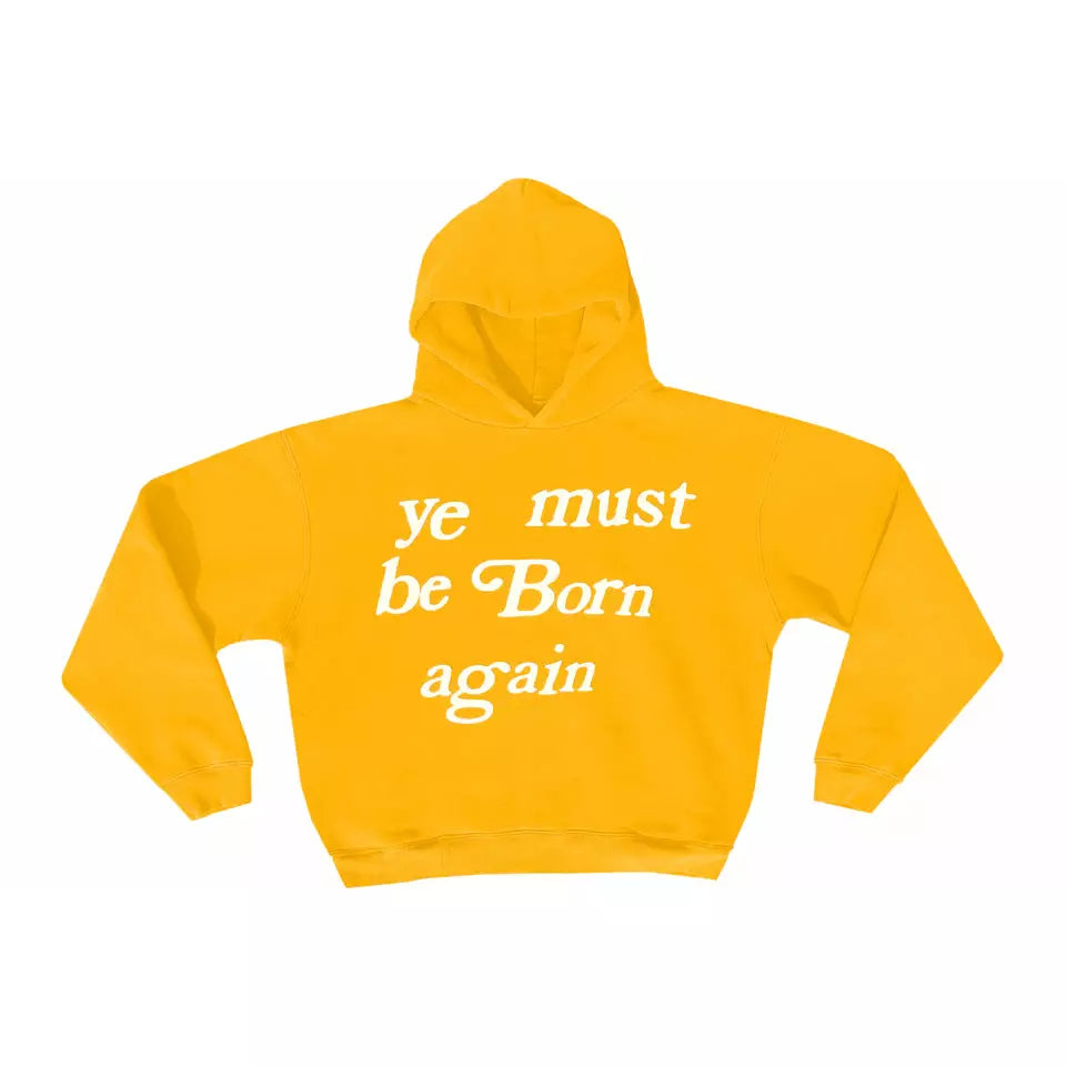 Ye Must Be Born Again Cactus Plant Flea Market Hooded Sweatshirt Yellow from Kanye West