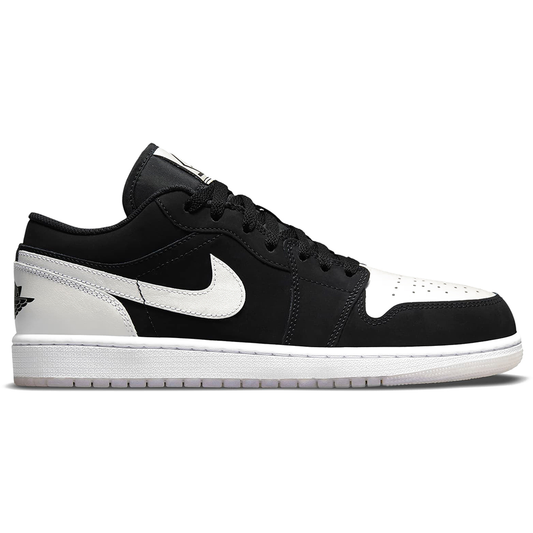 JORDAN 1 LOW BLACK WHITE DIAMOND SHORTS by Jordan's in Shoes. Available at KershKicks for £175.00. A must-have for fans of Jordan's looking to elevate their style with this Shoes.