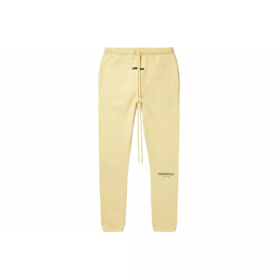 Fear of God Essentials Mr. Porter Exclusive Cotton Blend Jersey Sweatpants Yellow from Fear Of God