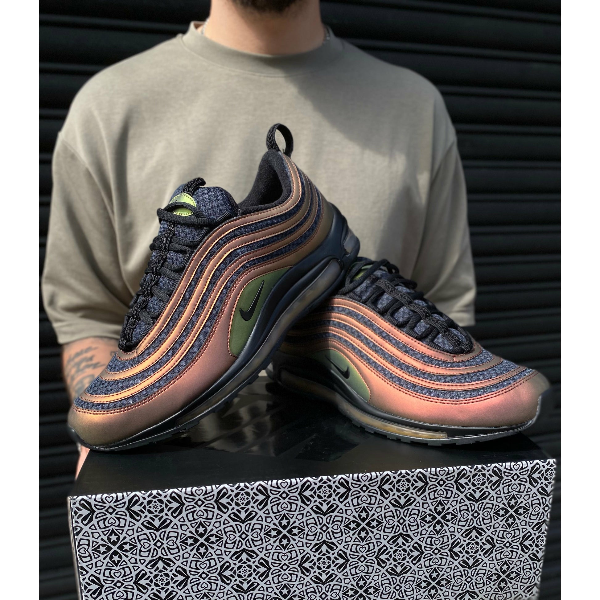 Nike Air Max 97 Ultra 17 Skepta by Nike in Shoes. Available at KershKicks for £275.00. A must-have for fans of Nike looking to elevate their style with this Shoes.
