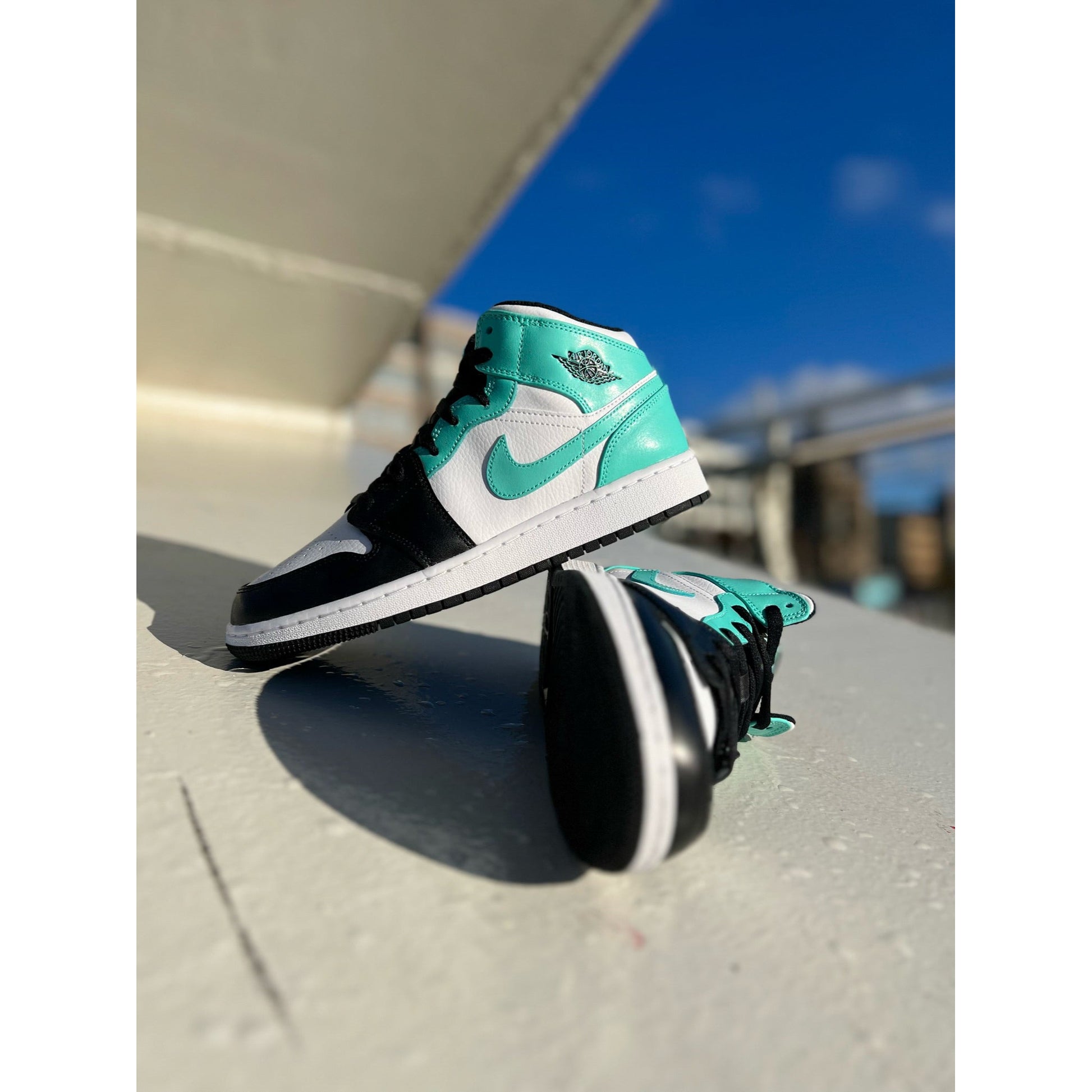 Jordan 1 Mid Tropical Twist Igloo (GS) by Jordan's in Shoes. Available at KershKicks for £130.00. A must-have for fans of Jordan's looking to elevate their style with this Shoes.