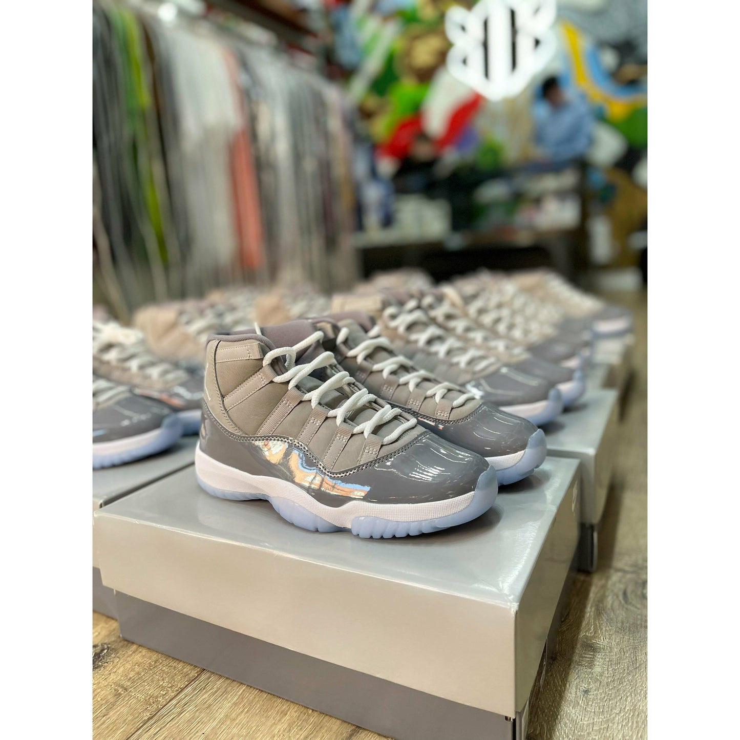 Jordan 11 Retro Cool Grey (2021) by Jordan's in Shoes. Available at KershKicks for £285.00. A must-have for fans of Jordan's looking to elevate their style with this Shoes.