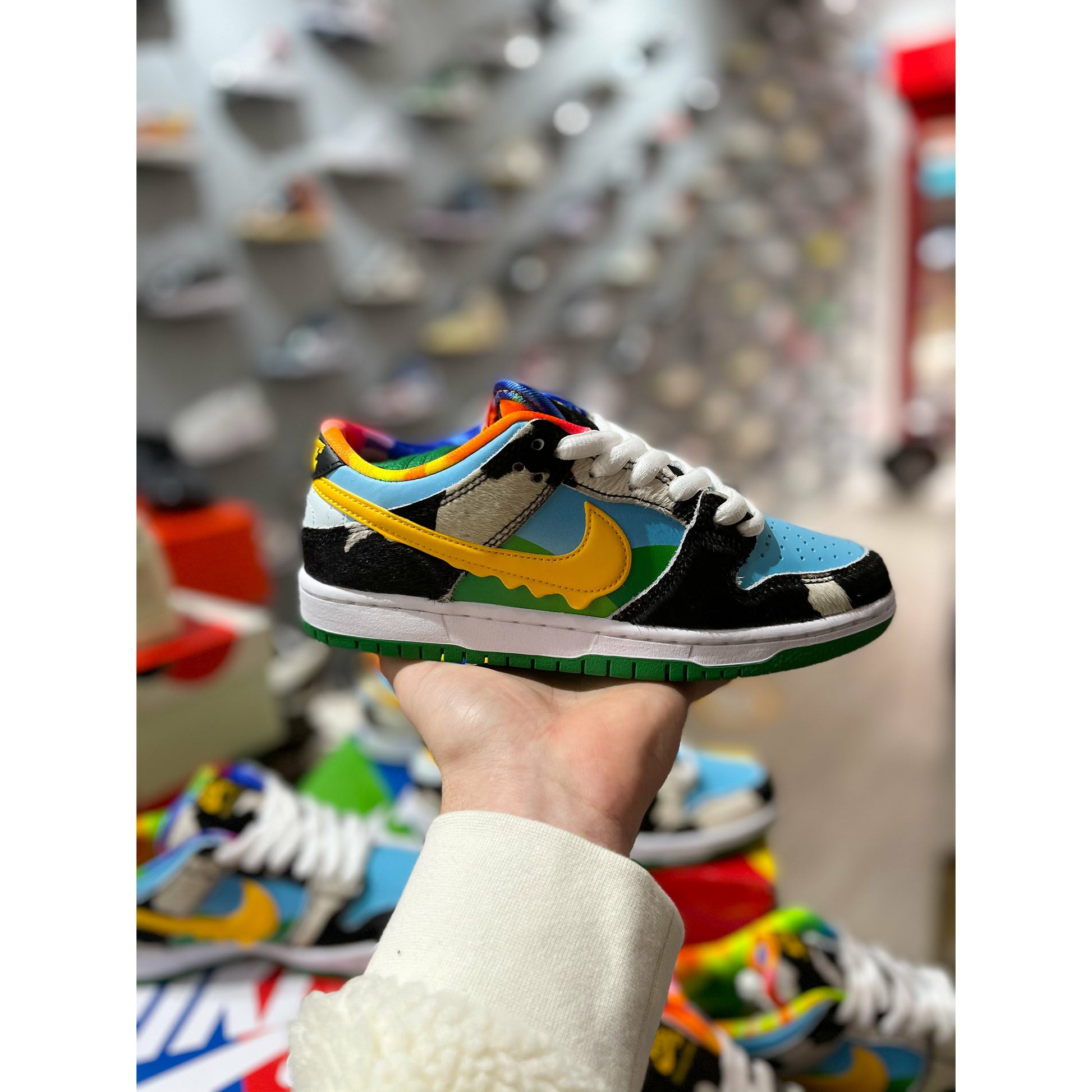 Nike SB Dunk Low Ben & Jerry's Chunky Dunky by Nike in Shoes. Available at KershKicks for £1700.00. A must-have for fans of Nike looking to elevate their style with this Shoes.