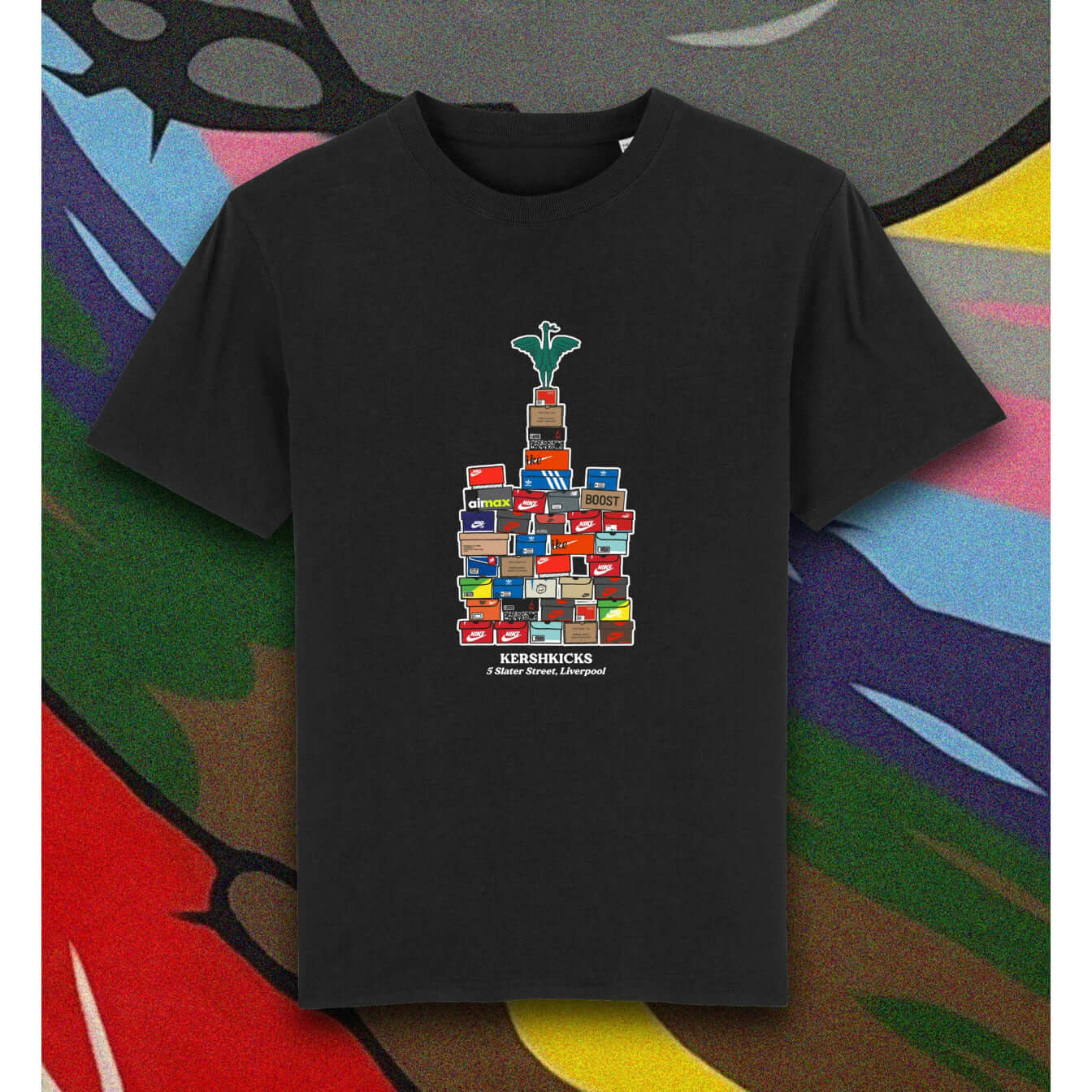 Bertie Tee Black by KershKicks in . Available at KershKicks for £30.00. A must-have for fans of KershKicks looking to elevate their style with this T-Shirt.