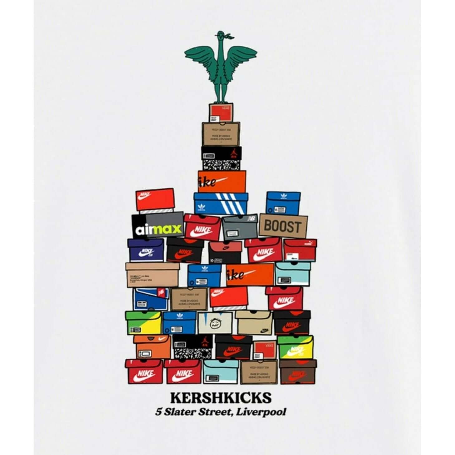 Bertie Tee White by KershKicks in Uncategorized. Available at KershKicks for £30.00. A must-have for fans of KershKicks looking to elevate their style with this T-Shirt.