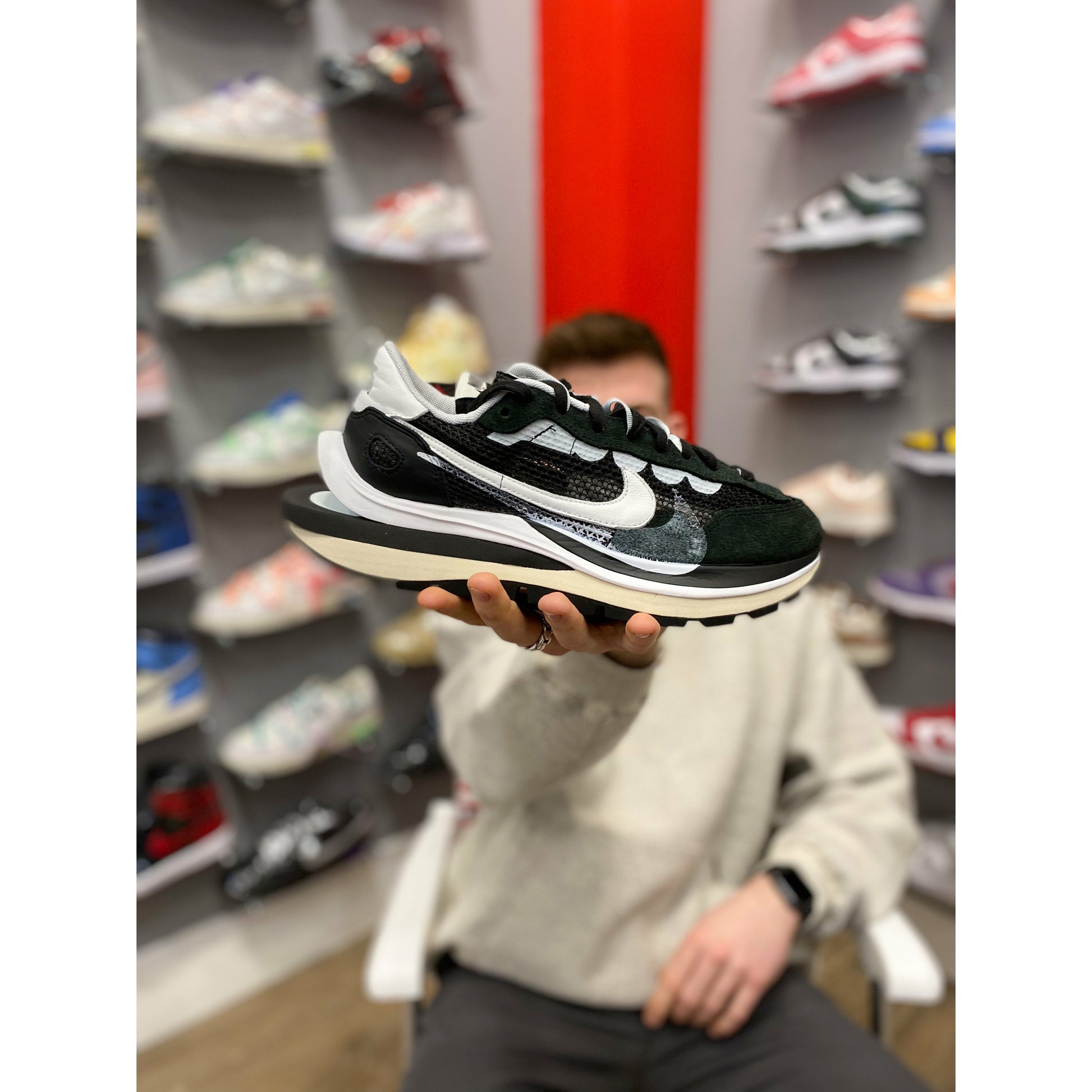 Nike Vaporwaffle sacai Black White by Nike from £713.00