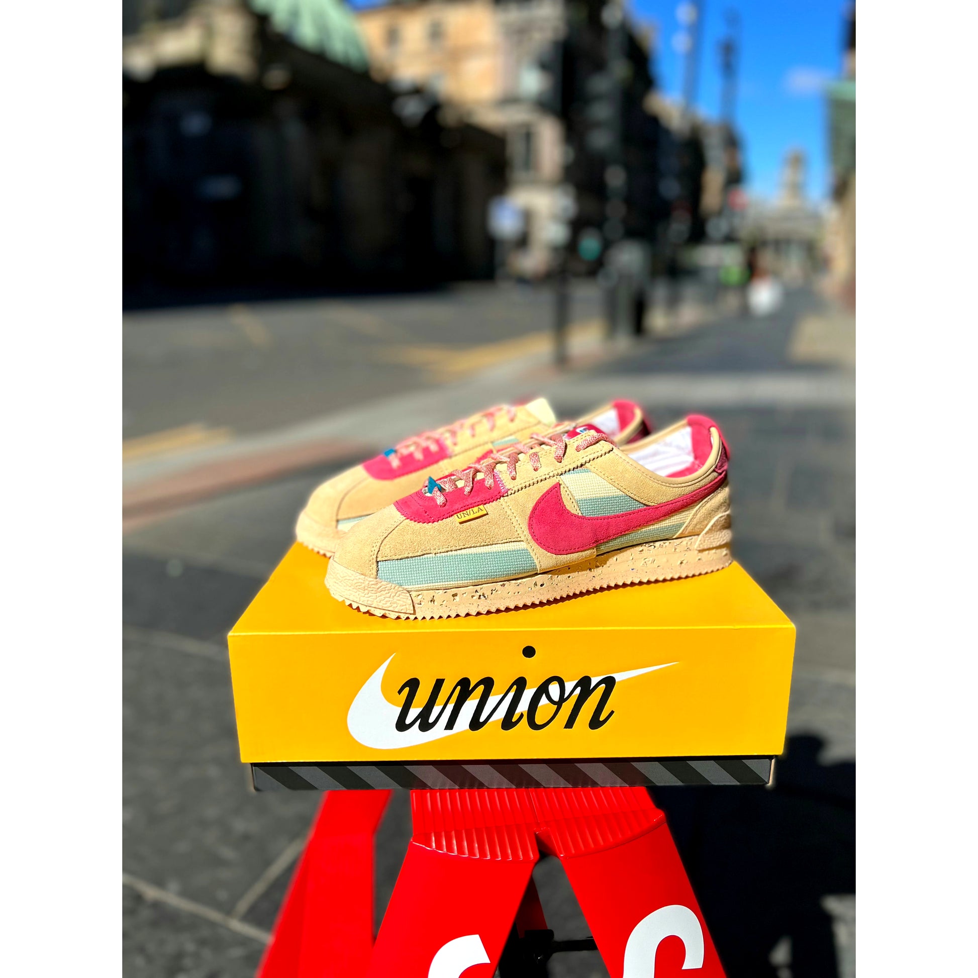 Nike Cortez SP Union Sesame by Nike in Shoes. Available at KershKicks for £160.00. A must-have for fans of Nike looking to elevate their style with this Shoes.